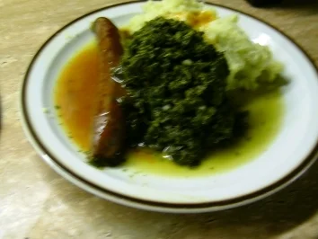 Grünkohl,Bauernbratwurst,Pürree - Rezept - Bild Nr. 2