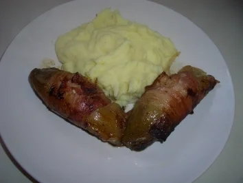Rezept: Chicoree mit Bacon gebraten in der Pfanne Chicoree mit Bacon gebraten in der Pfanne - Rezept