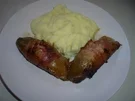 Chicoree mit Bacon gebraten in der Pfanne - Rezept