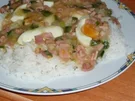 Manu's Eierragout auf Reis - Rezept
