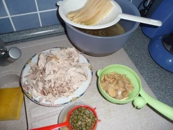 Rezept: Hühnerfrikassee auf Reis Bild Nr. 3 Hühnerfrikassee auf Reis - Rezept - Bild Nr. 3