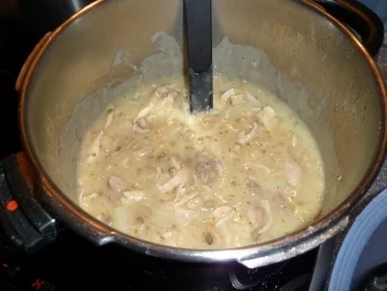 Rezept: Hühnerfrikassee auf Reis Bild Nr. 5 Hühnerfrikassee auf Reis - Rezept - Bild Nr. 5