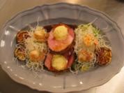 Hoisin-Schweinchen mit Chili-Zitronen, Ingwerbutter u. Spitzkohl-Selleriegemüse - Rezept