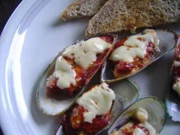 Al-Forno-Muscheln - Rezept
