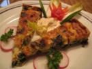 Quiche von Lauchzwiebeln  &  Eismeer Garnelen - Rezept