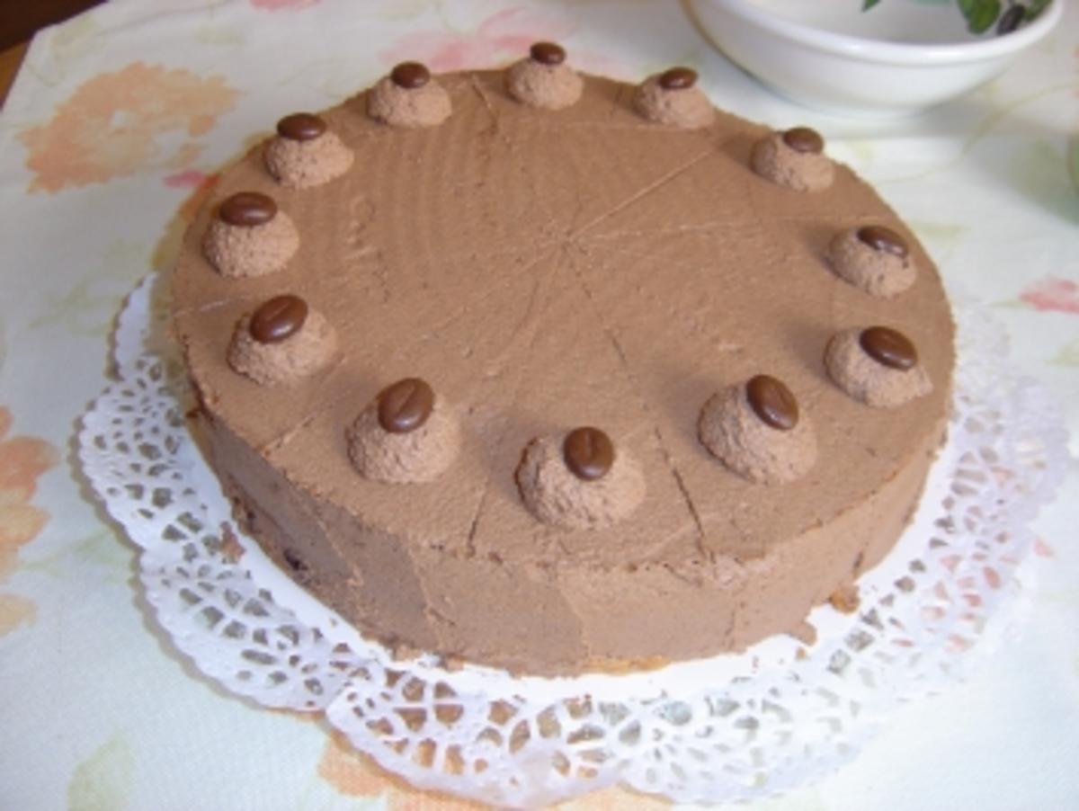 Mocca-Schoko-Sahne-Torte - Rezept