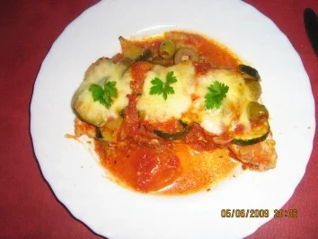 Mediterane Schnitzelpfanne - Rezept