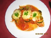 Mediterane Schnitzelpfanne - Rezept