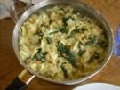 Bandnudeln mit Blattspinat in Sahne - Rezept