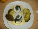 Gefüllter Viktoriabarsch mit Käsesoße und Broccoli - Rezept