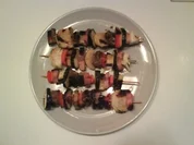 Hackfleisch: Grillspieße mit Gemüse und Hackfleisch - Rezept