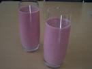 Rosafarbener Drink - Rezept