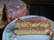 Rezept: Kuchen Rosa Punschtorte Kuchen Rosa Punschtorte - Rezept