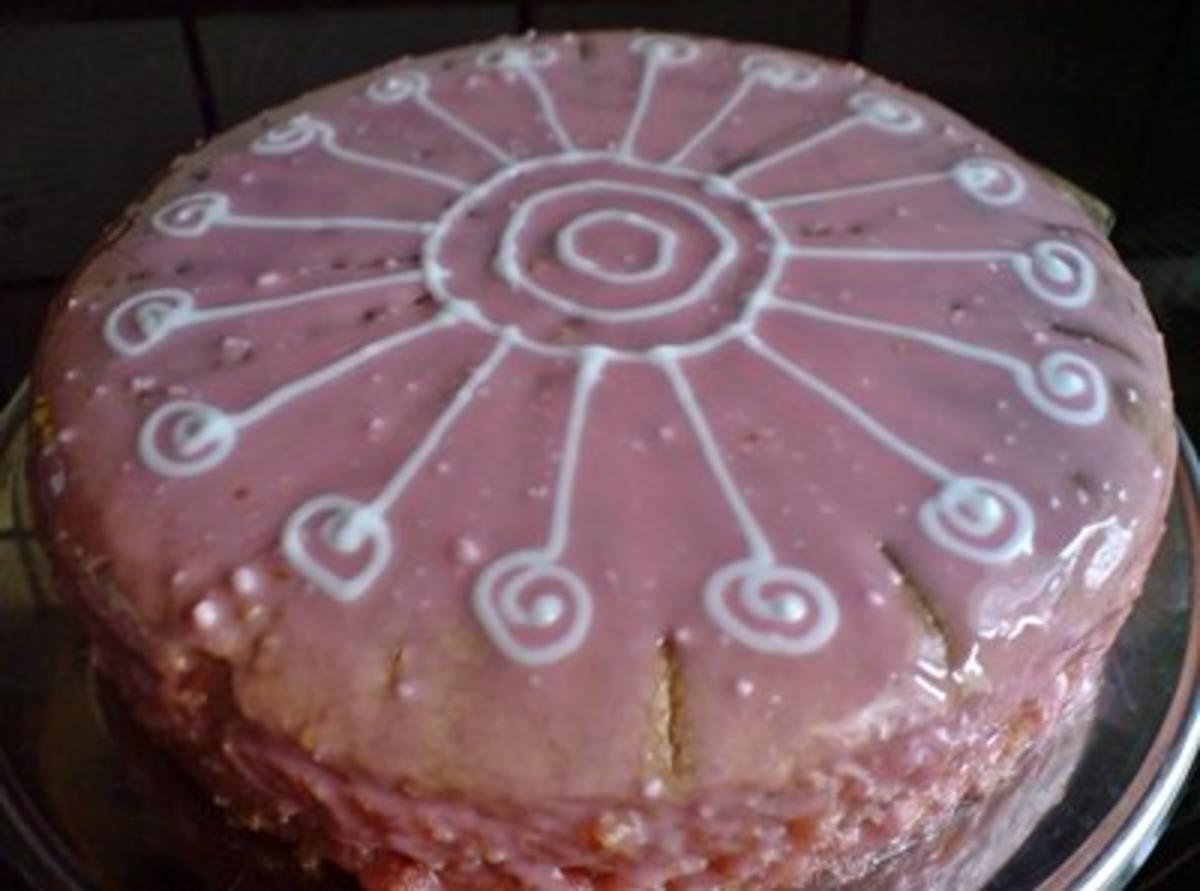 Kuchen  Rosa Punschtorte - Rezept - Bild Nr. 3