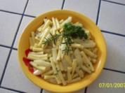 Nudeln mit weißem Spargel - Rezept