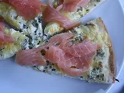 Räucherlachs Pizza - Rezept