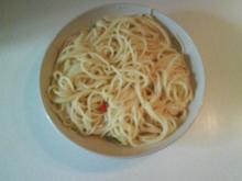Nudeln: Spaghettis mit Knoblauch und Chili - Rezept