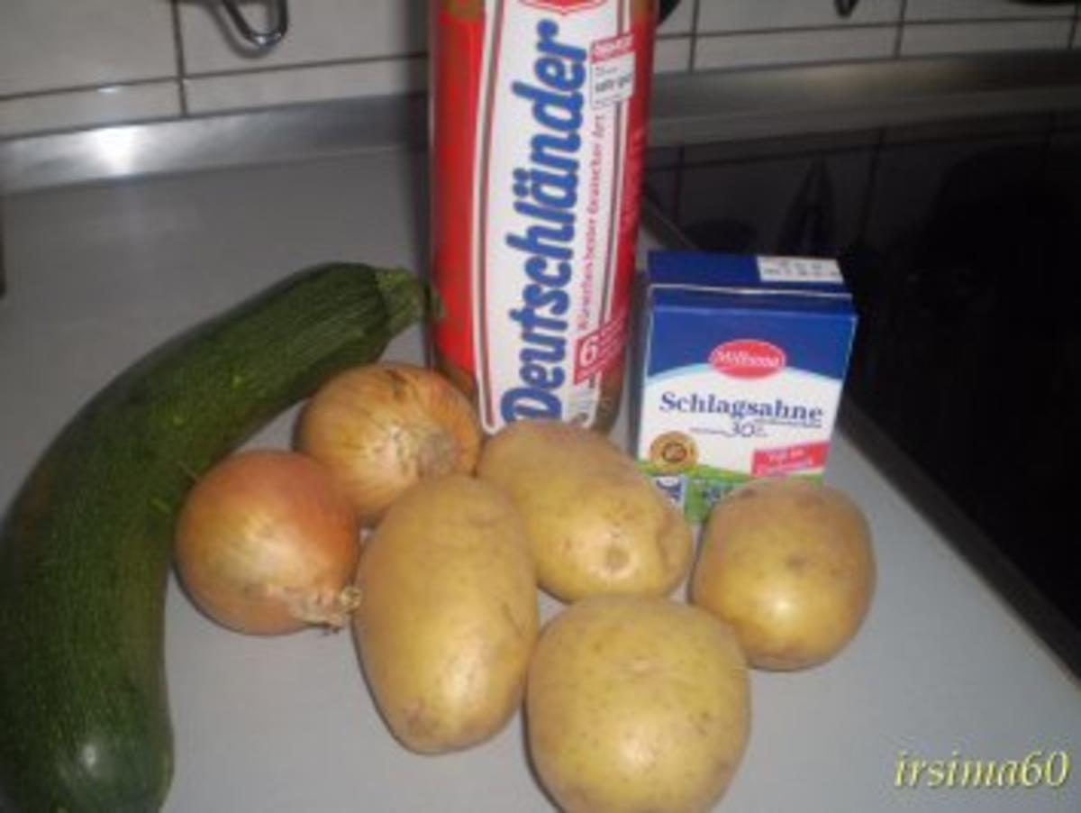 Zucchini - Ragout mit Würstchen - Rezept - Bild Nr. 2