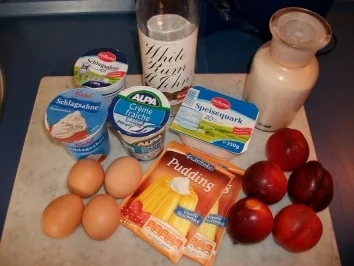 der bodenlose 'das-muss-weg' Kuchen mit 'blauen' Nektarinen - Rezept - Bild Nr. 2