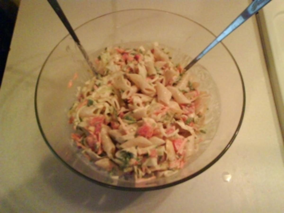 Salat: Bunter Nudelsalat - Rezept - Bild Nr. 3