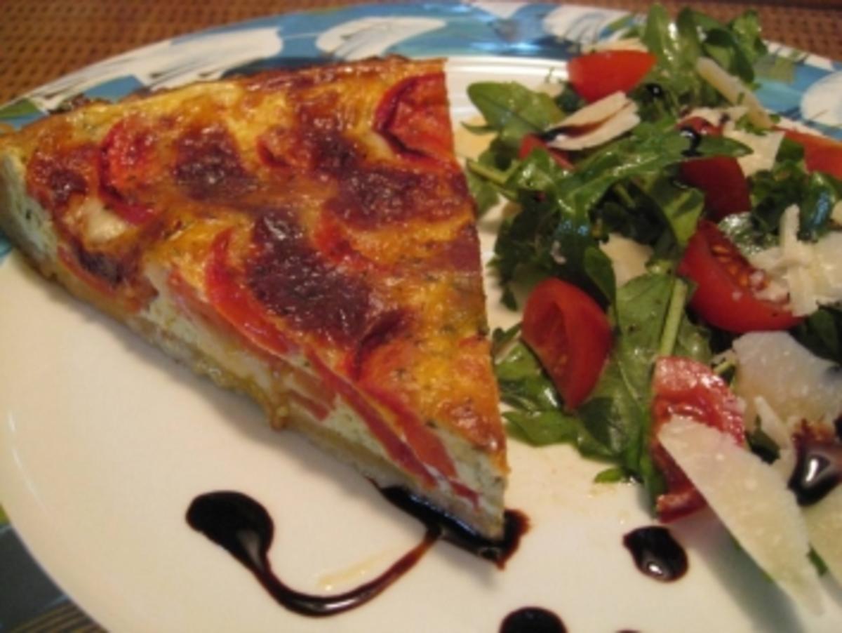 Bilder für Tomaten - Mozzarellaquiche - Rezept