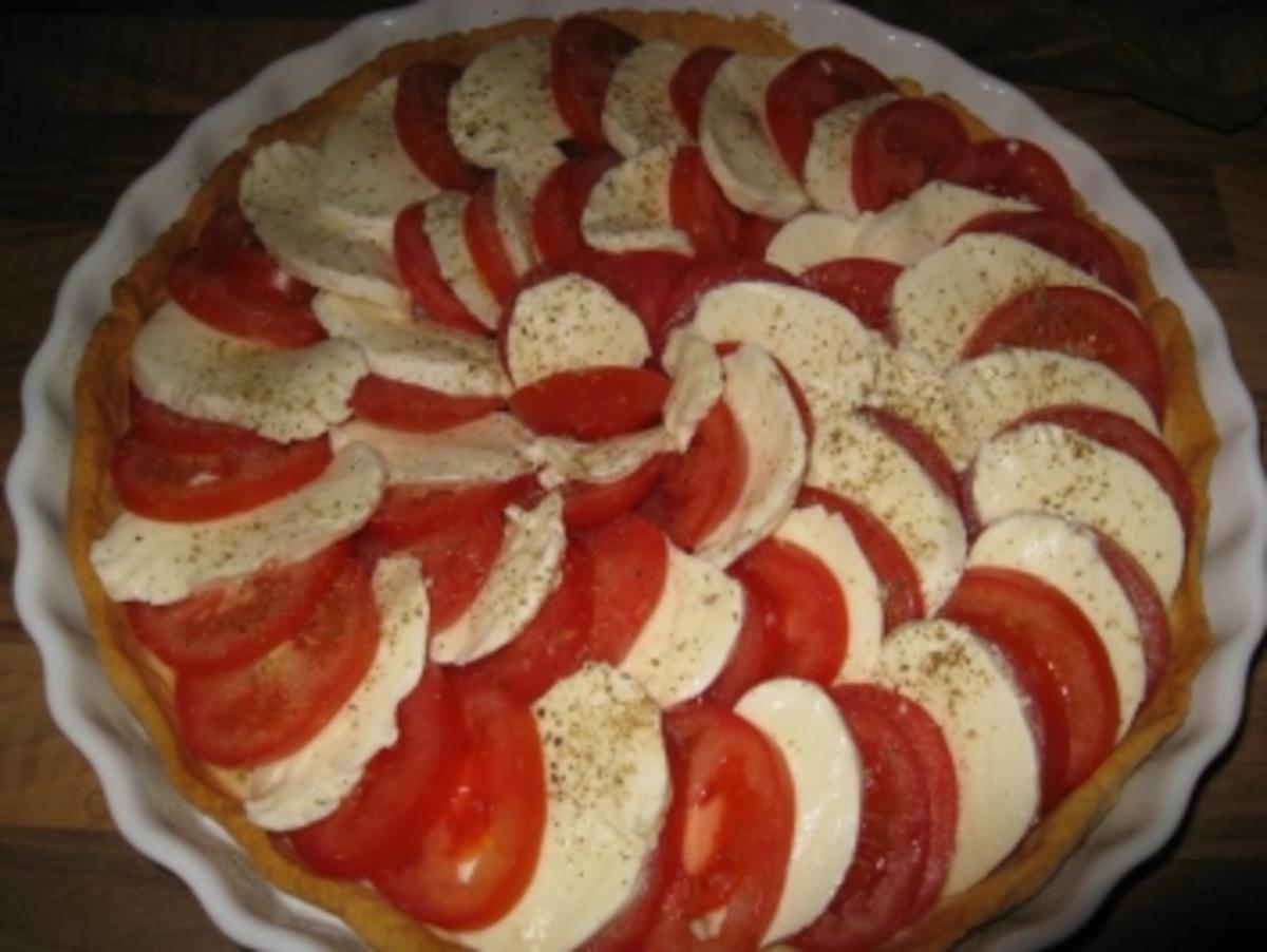 Tomaten - Mozzarellaquiche - Rezept - Bild Nr. 6