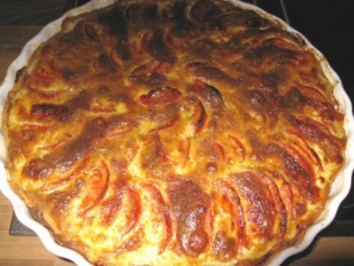 Tomaten - Mozzarellaquiche - Rezept - Bild Nr. 8