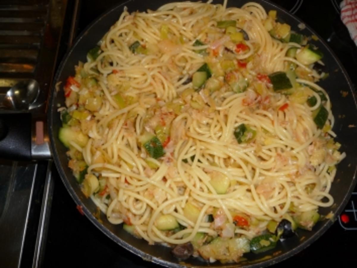 Spaghetti mit Zucchini und Thunfisch - Rezept - Bild Nr. 6
