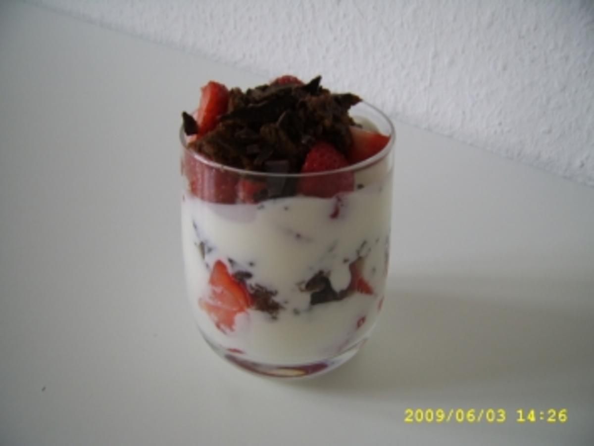 Erdbeer - Schichtdessert - Rezept