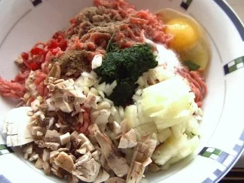 Rezept: Fleisch-Kräuter-Käse-Bällchen Bild Nr. 3 Fleisch-Kräuter-Käse-Bällchen - Rezept - Bild Nr. 3