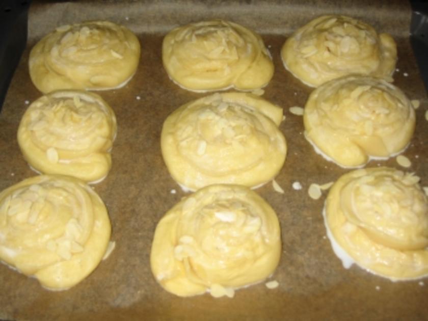 Schnecken mit zweierlei Füllung - 322 kcal/100g