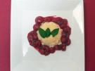 Grießflammeri mit warmen Kirschen - Rezept