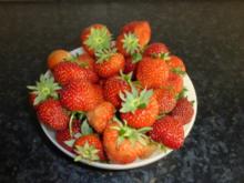 Erdbeerkäse ( Nachspeise mit frischen Erdbeeren ) - Rezept