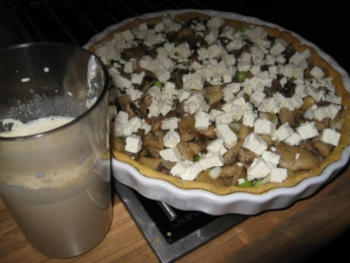 Quiche mit Austernpilze , Champignons  &  Feta - Rezept - Bild Nr. 5