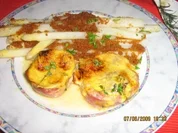 Medaillions im Schinkenmantel mit einer Parmesankruste - Rezept