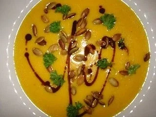 Kürbissuppe mit Ingwer - Rezept