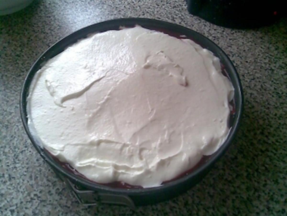 Marmorierte Himbeer - Jogurt Torte - Rezept - Bild Nr. 5