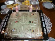 Fussballfeldkuchen - Rezept