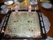 Fussballfeldkuchen - Rezept