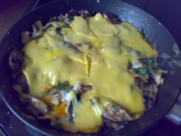 Rezept: Champignon- Eier- Pfanne Champignon- Eier- Pfanne - Rezept