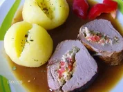 Rezept: Bunt gefรผllte Krรคuterlende Bunt gefรผllte Krรคuterlende - Rezept