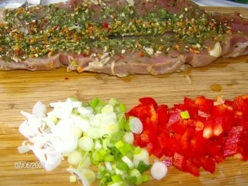 Bunt gefüllte Kräuterlende - Rezept - Bild Nr. 3