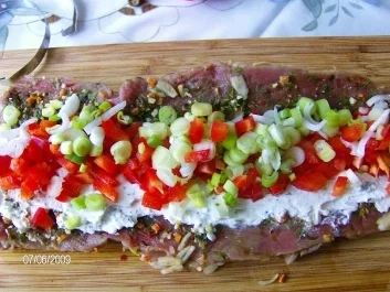 Bunt gefüllte Kräuterlende - Rezept - Bild Nr. 4
