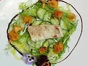 Rezept: Wildfanghecht mit marinierten Gurken und Pfifferlingen Wildfanghecht mit marinierten Gurken und Pfifferlingen - Rezept