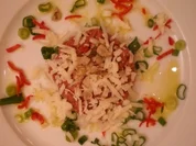 Getrüffelter Chilitatar mit Parmesan und Lauchzwiebeln - Rezept