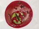 Avocadomousse mit Himbeer-Minz-Püree - Rezept