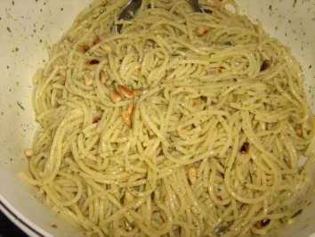 Rezept: Spaghettisalat Bild Nr. 3 Spaghettisalat - Rezept - Bild Nr. 3