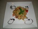 Mailänder Puten Pfanne mit Pesto Spaghetti - Rezept