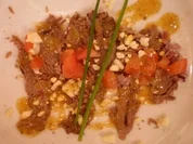 Carpaccio von gekochter Ochsenbrust - Rezept