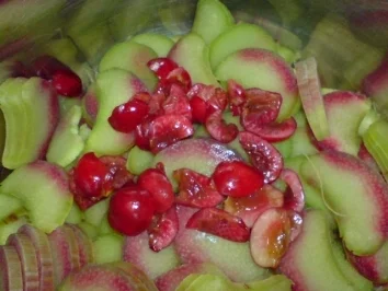 Rhabarber-Süßkirsch-Konfitüre - Rezept - Bild Nr. 7